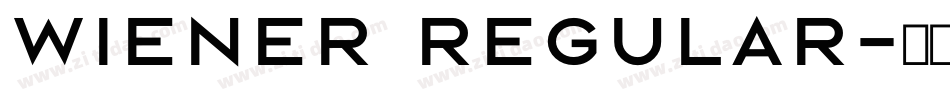 Wiener Regular字体转换